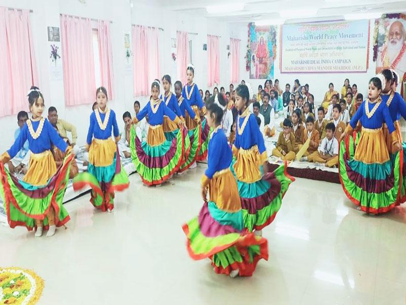 Brahmachari Girish ji, Chairman of Maharishi Vidya Mandir Schools Group has visited MVM Shahdol.